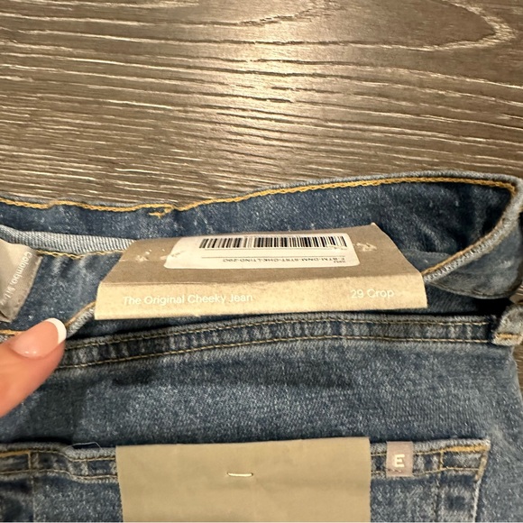 Everlane The Original’90s Cheeky High Rise Straight Leg Crop Jean Size 29 - Picture 10 of 14